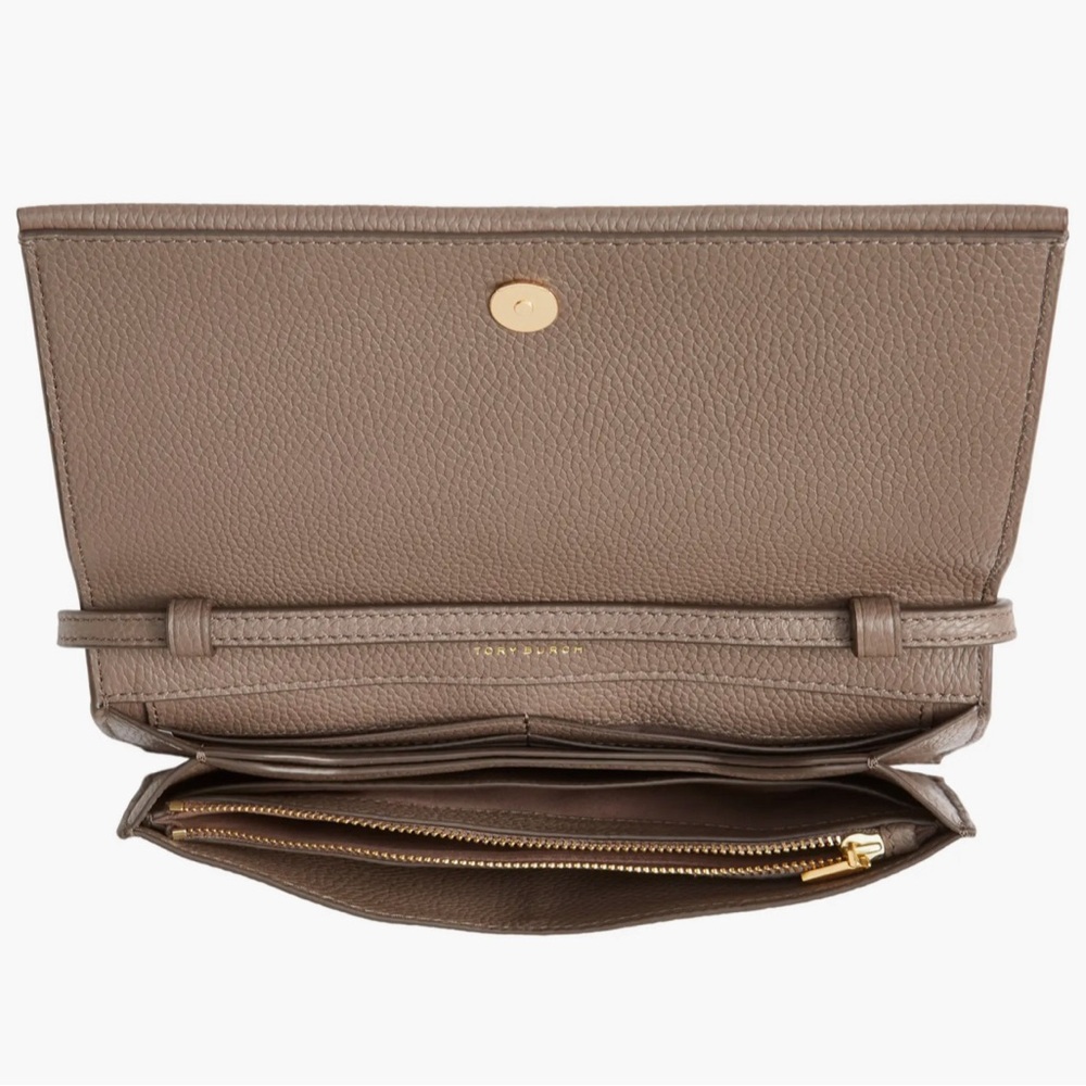 Tory Burch McGraw Leather Wallet Crossbody - Picture 6 of 10